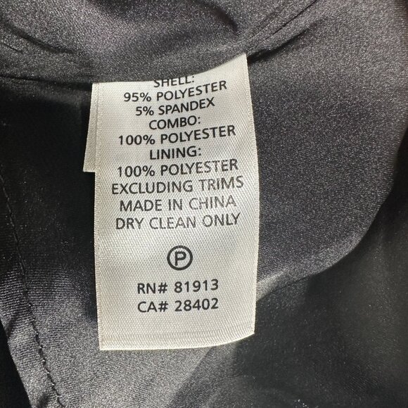 Tracy Reese Dress Womens 0 Black Stretch Gold Beaded Sleeveless A Line Zip NEW - Picture 6 of 8